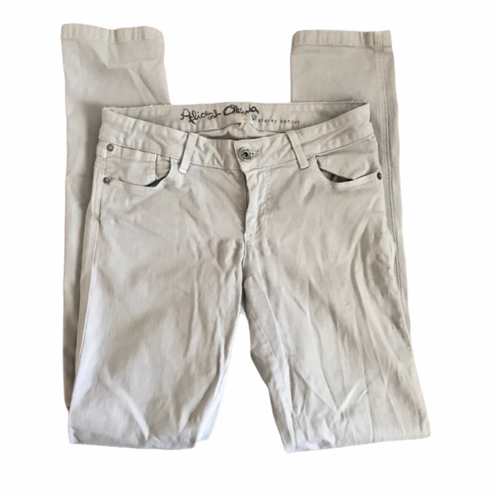 Alice + Olivia gray pants sz 8